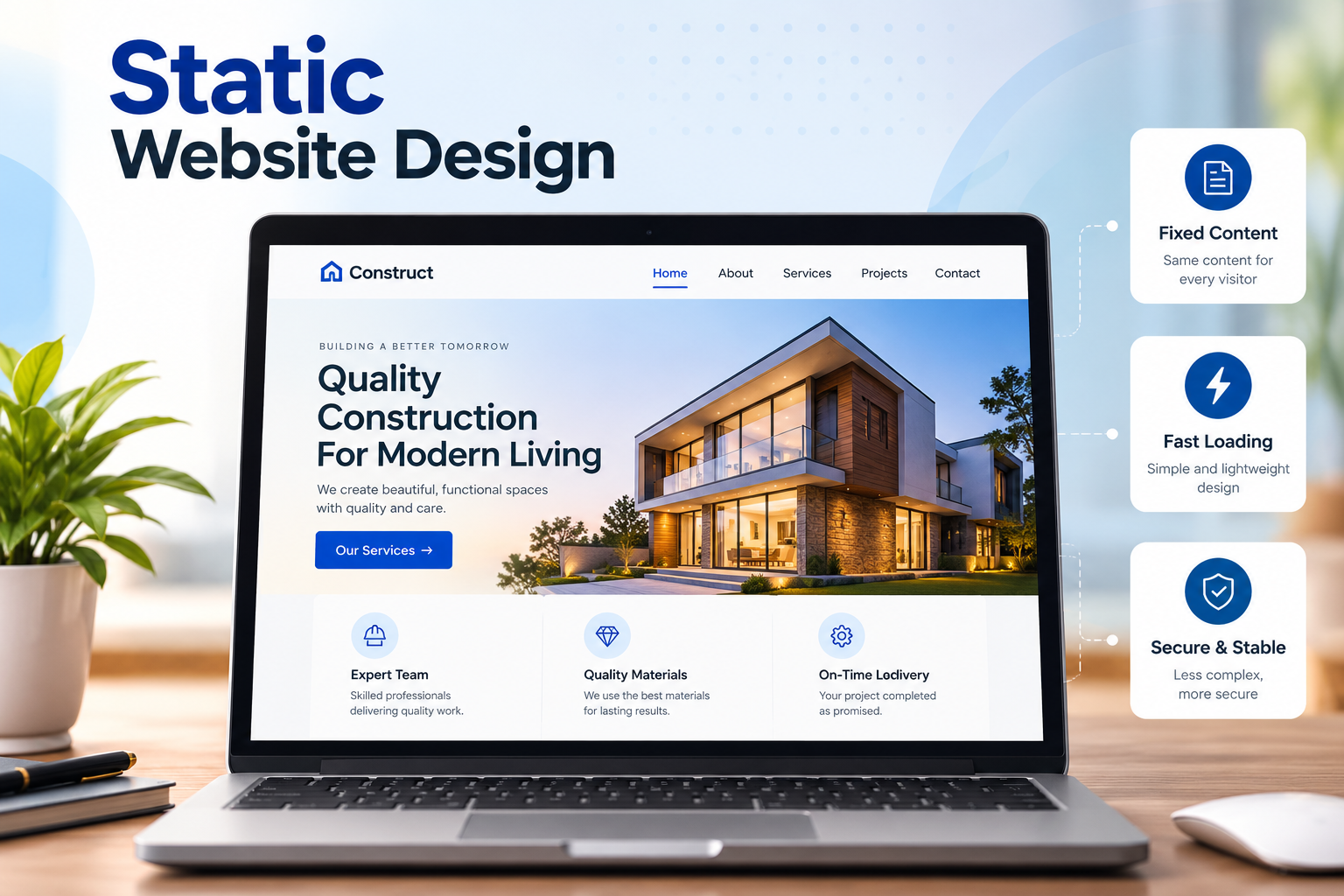 Static Website Design - Expert Design Hub