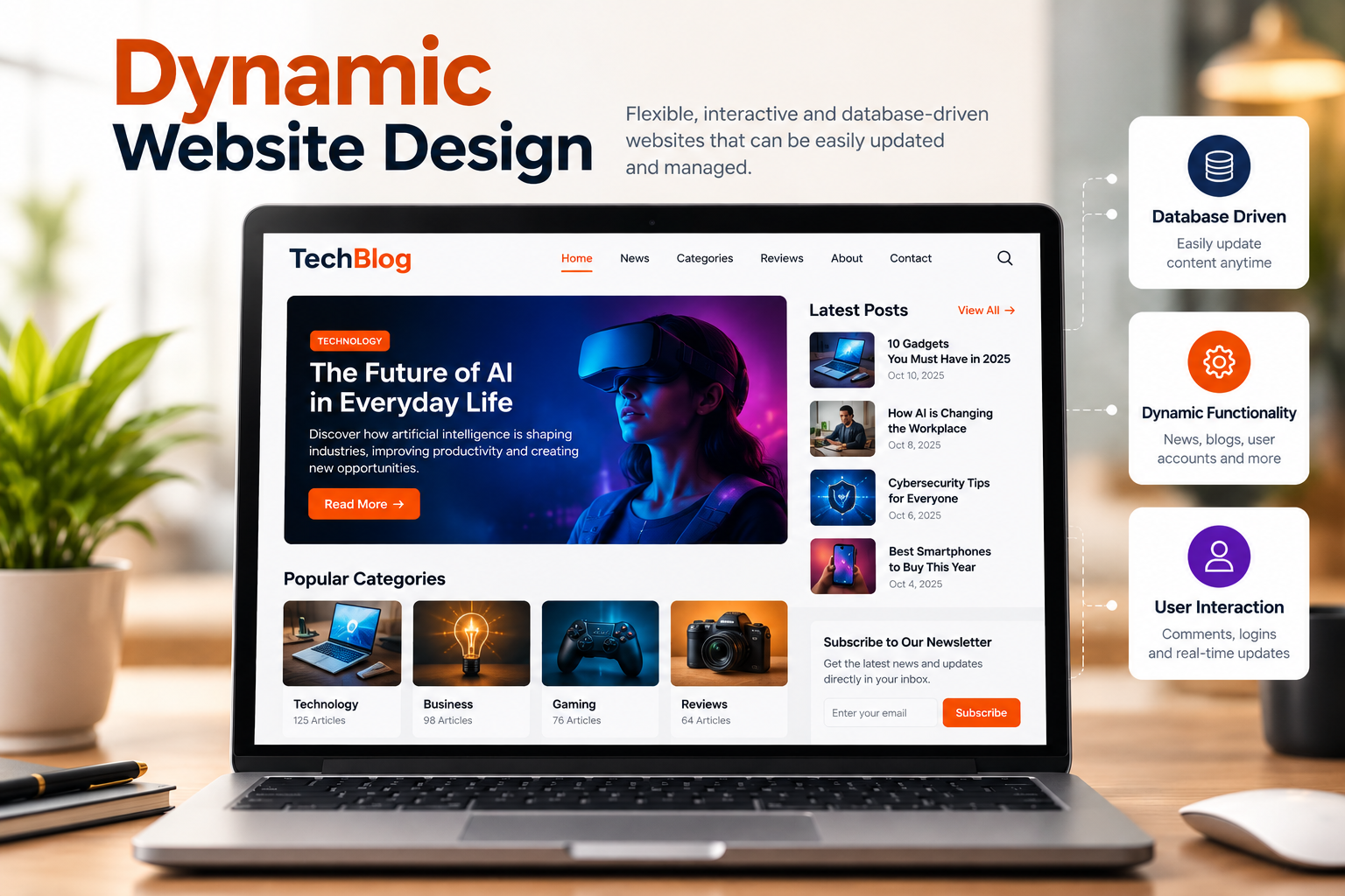 Dynamic Website Design - Expert Design Hub