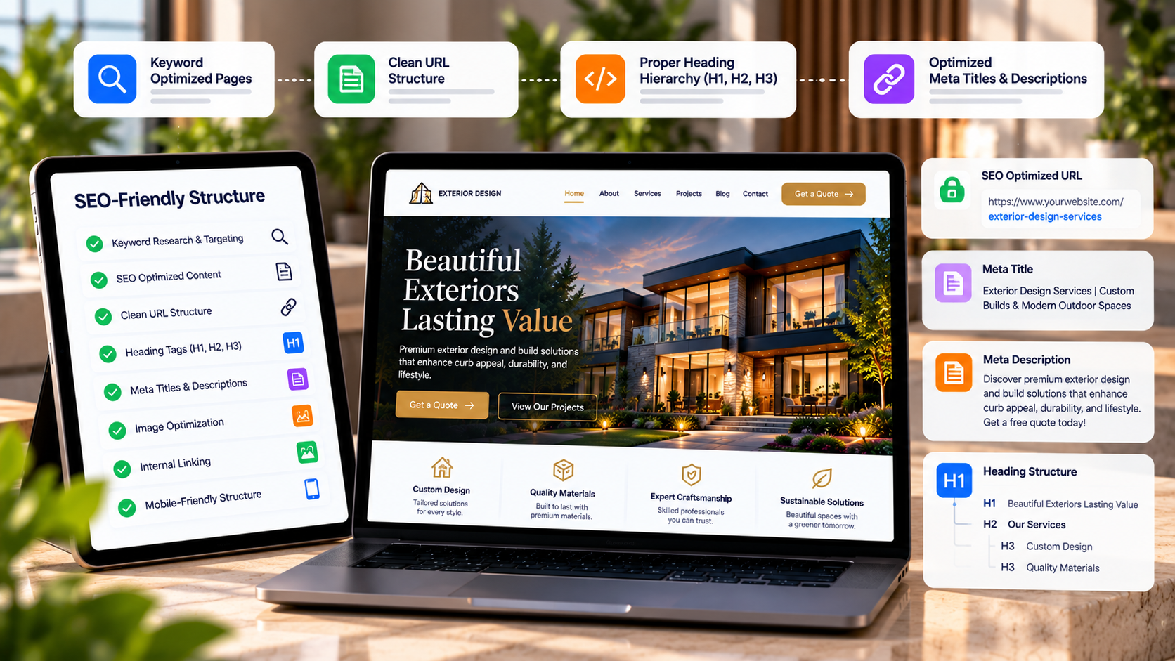 SEO-Friendly Structure - Expert Design Hub