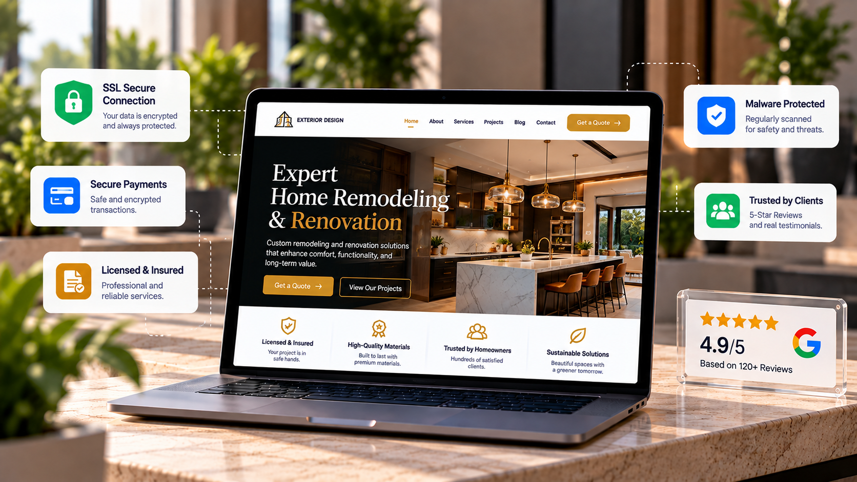 Secured and Trusted Website - Expert Design Hub